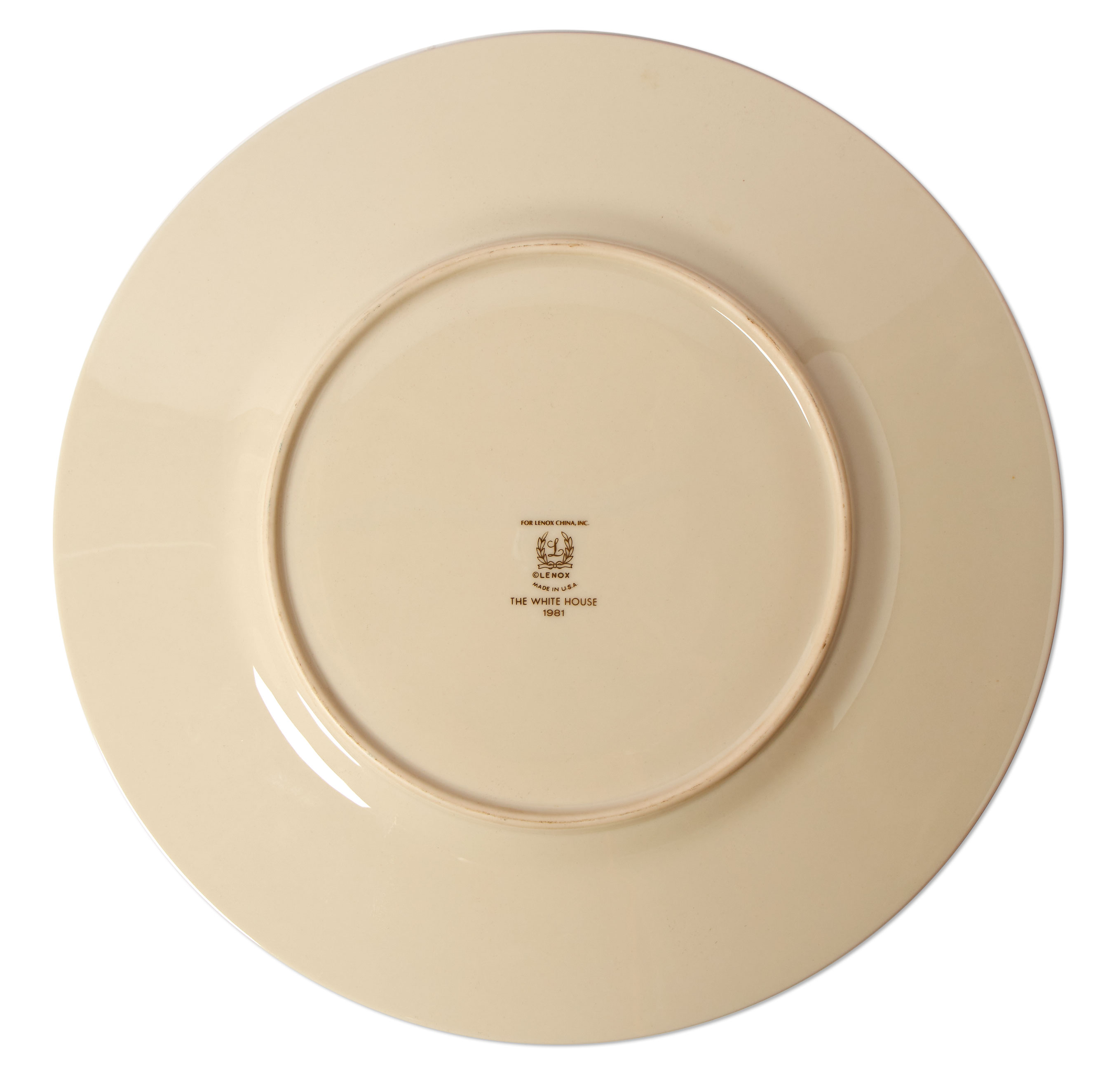 Lot Detail Reagan White House China by Lenox Large Service Plate