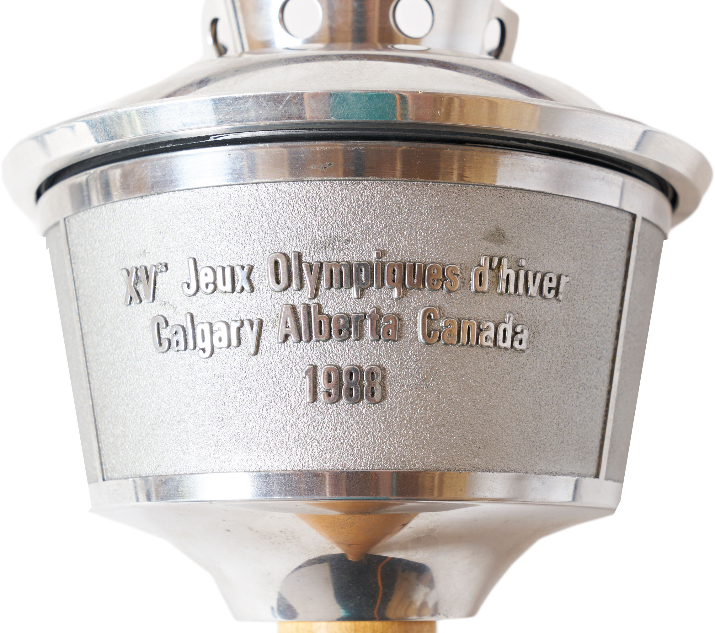 Lot Detail Olympic Relay Torch Used in the 1988 Calgary Winter Games