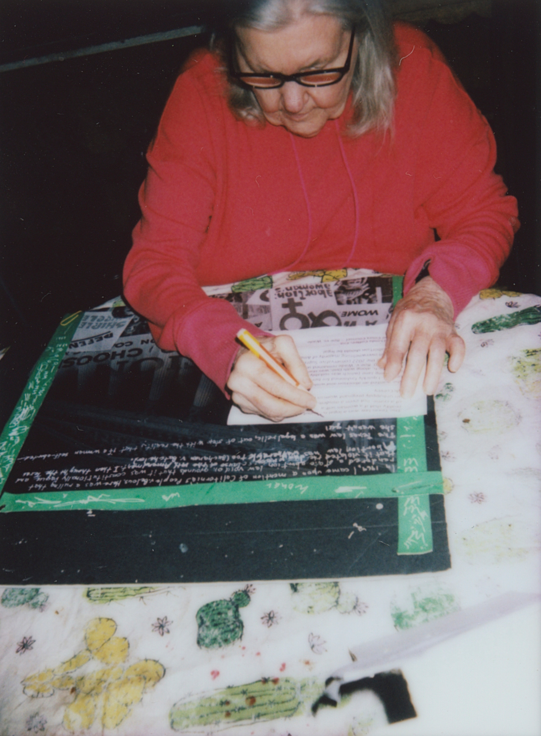 Lot Detail Linda Coffee Handwritten & Signed Statement on a 20'' x 16