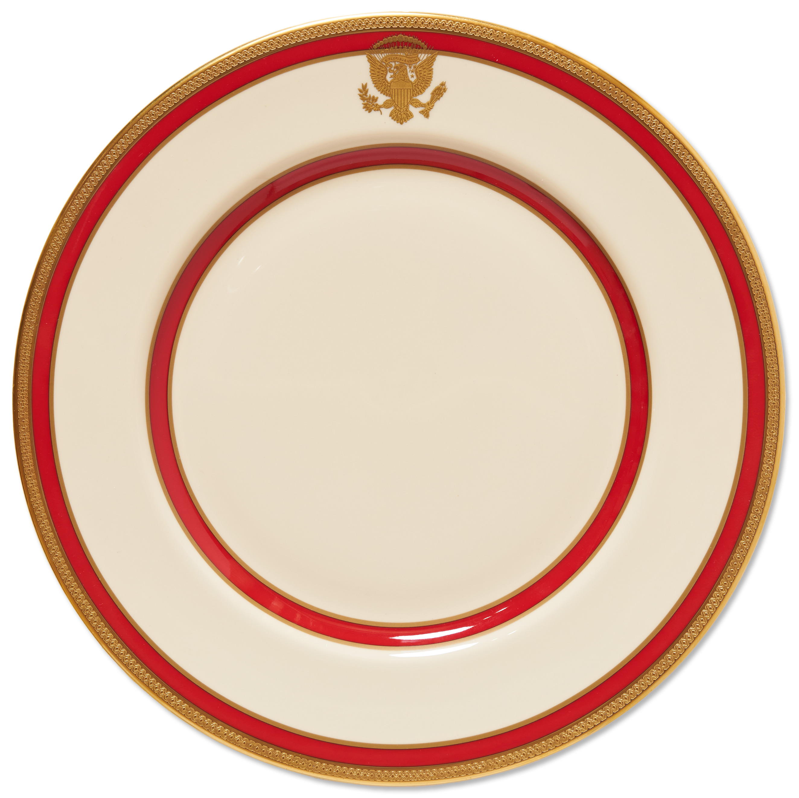 Lot Detail Ronald Reagan White House Dinner Plate China from the Lenox Exhibit Collection