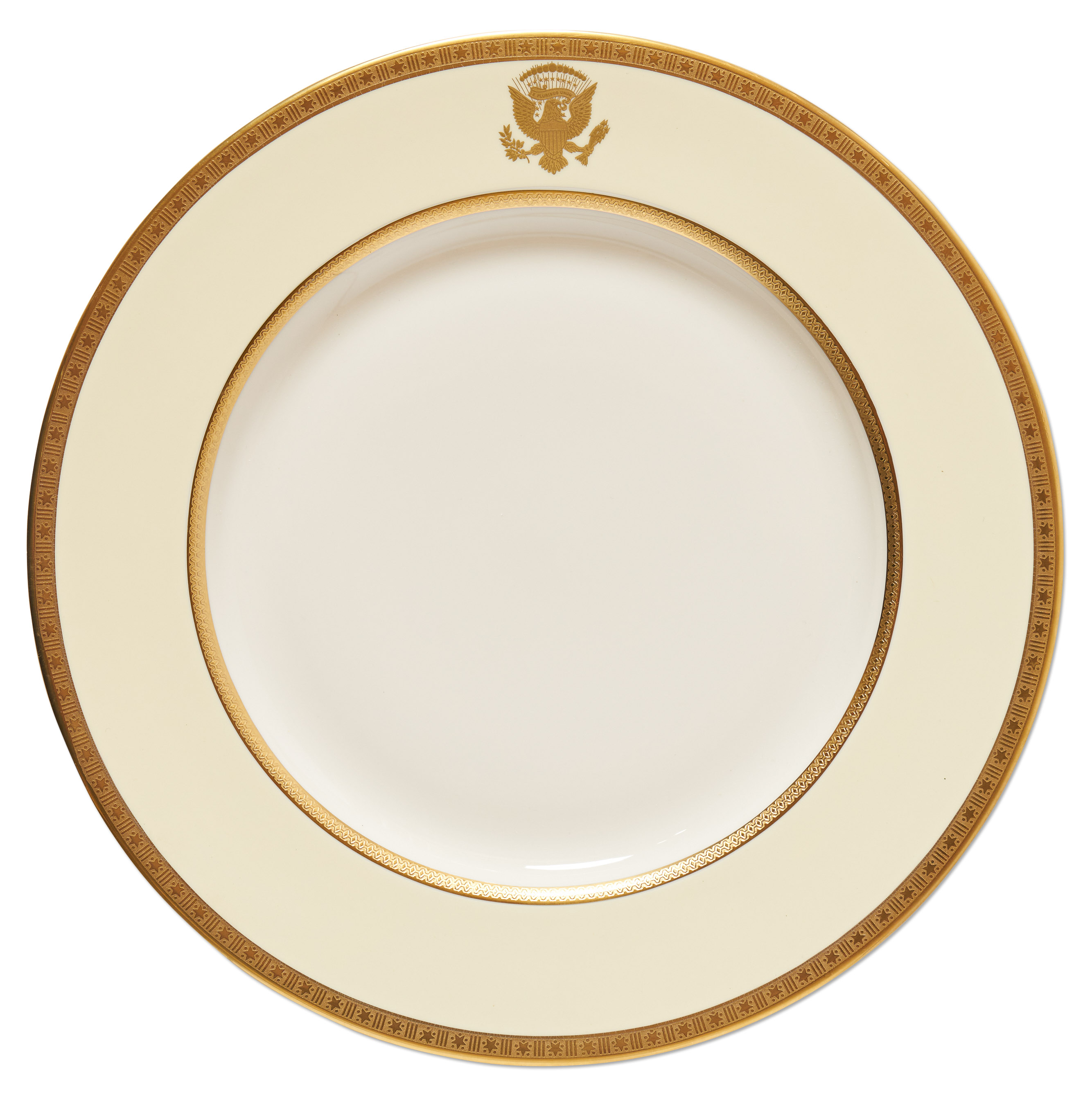 Lot Detail Woodrow Wilson White House Dinner Plate China from the Lenox Exhibit Collection