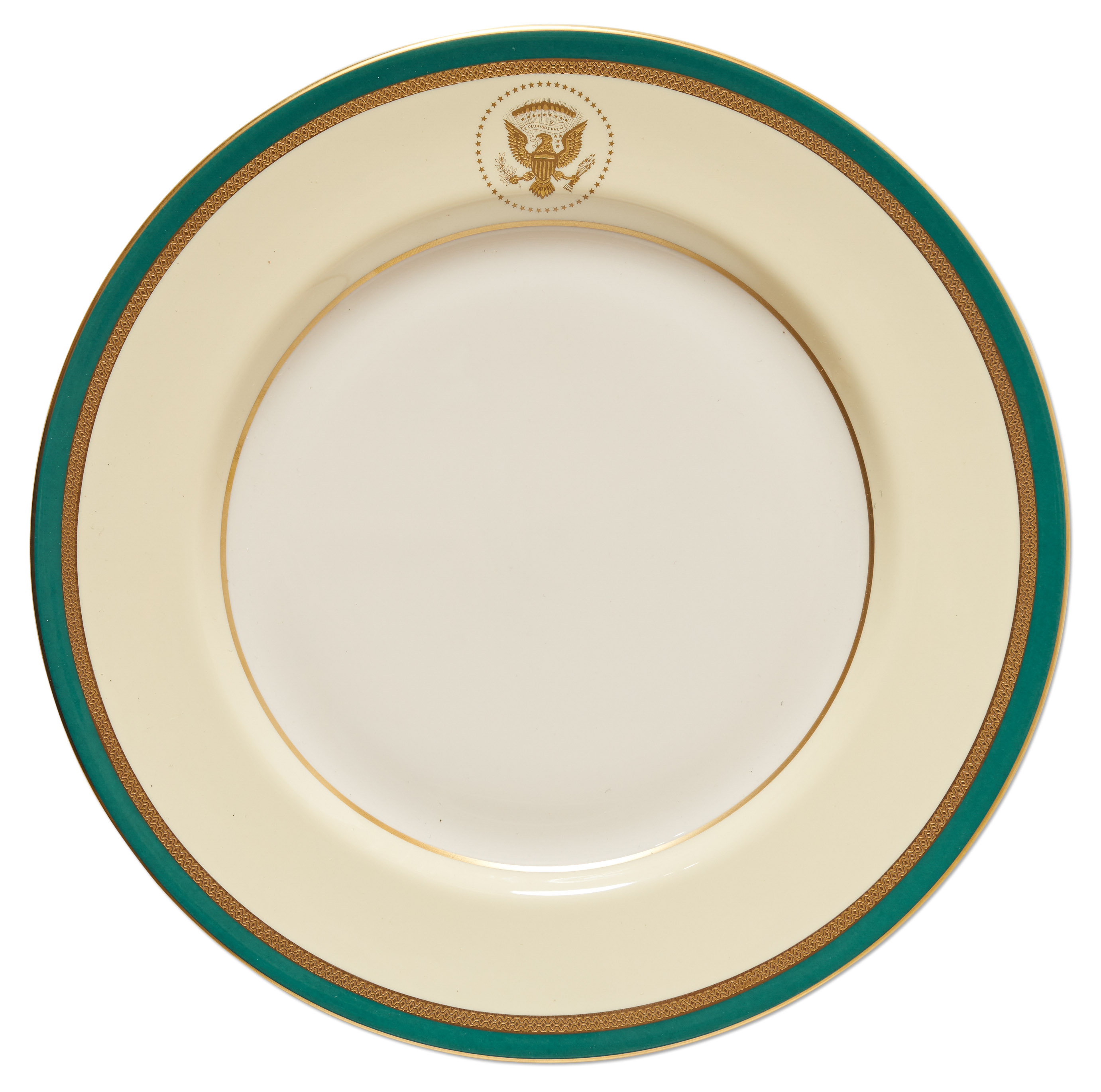 Lot Detail Harry Truman White House Dinner Plate China from the Lenox Exhibit Collection