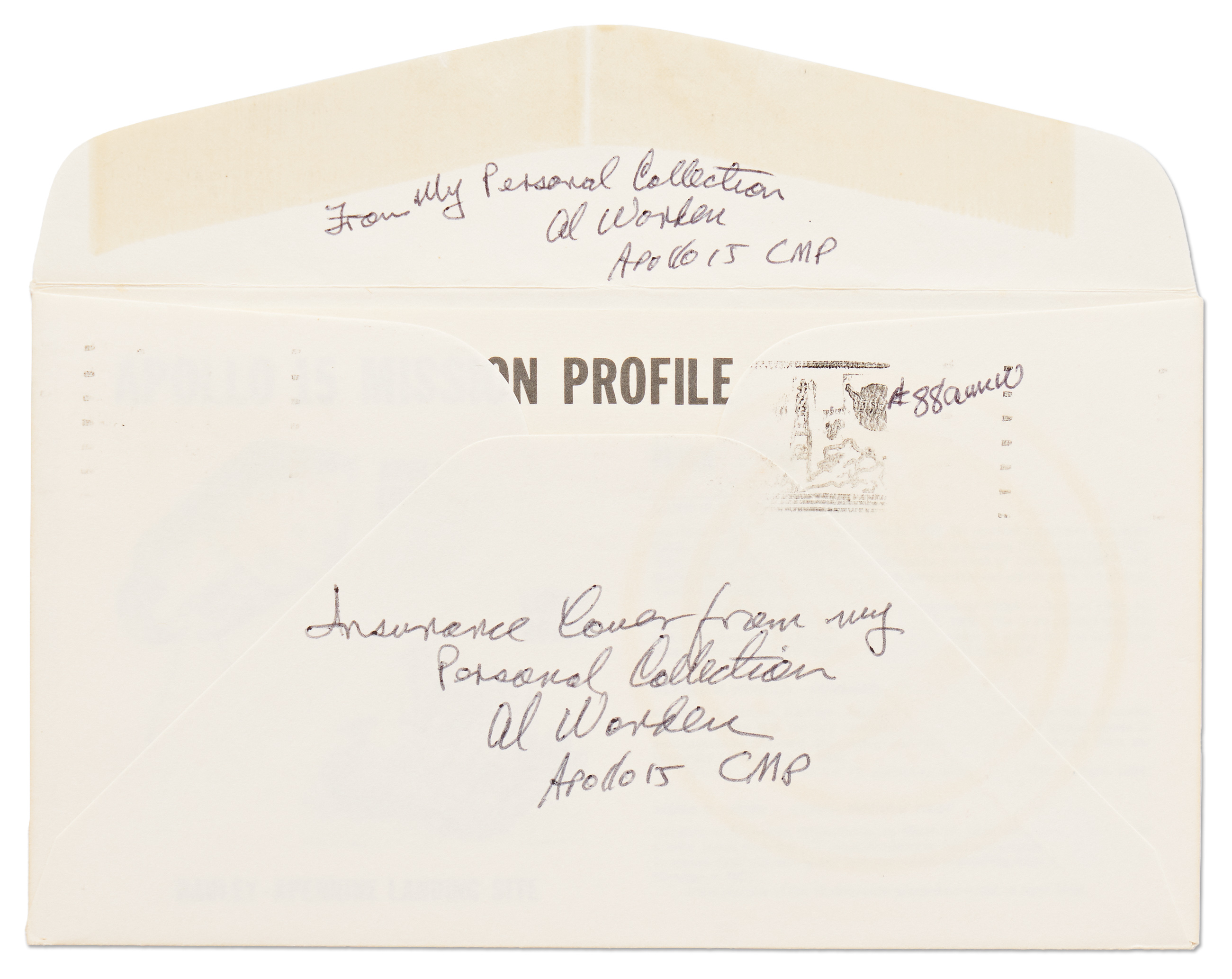 Lot Detail Apollo 15 CrewSigned NASA Insurance Cover From Al
