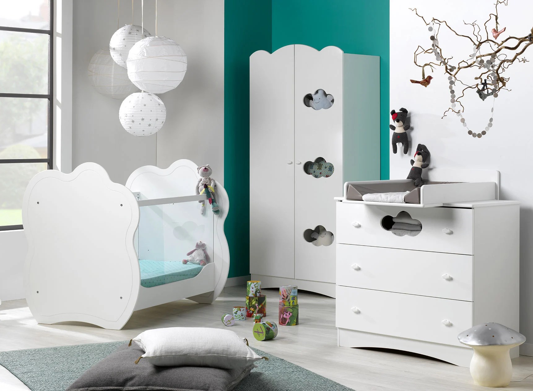 Pack chambre bébé CLOUD Design, écologique et made in France