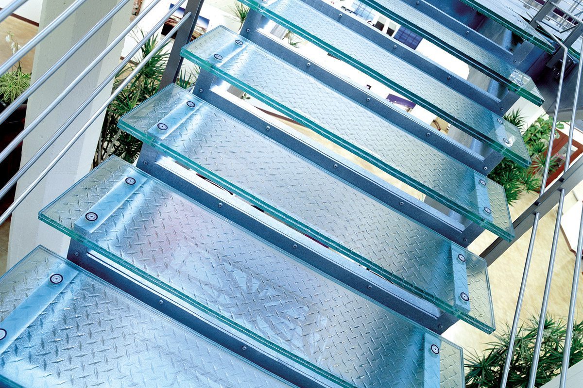Big D Construction Glass Stair Treads Glass Flooring by Nathan Allan