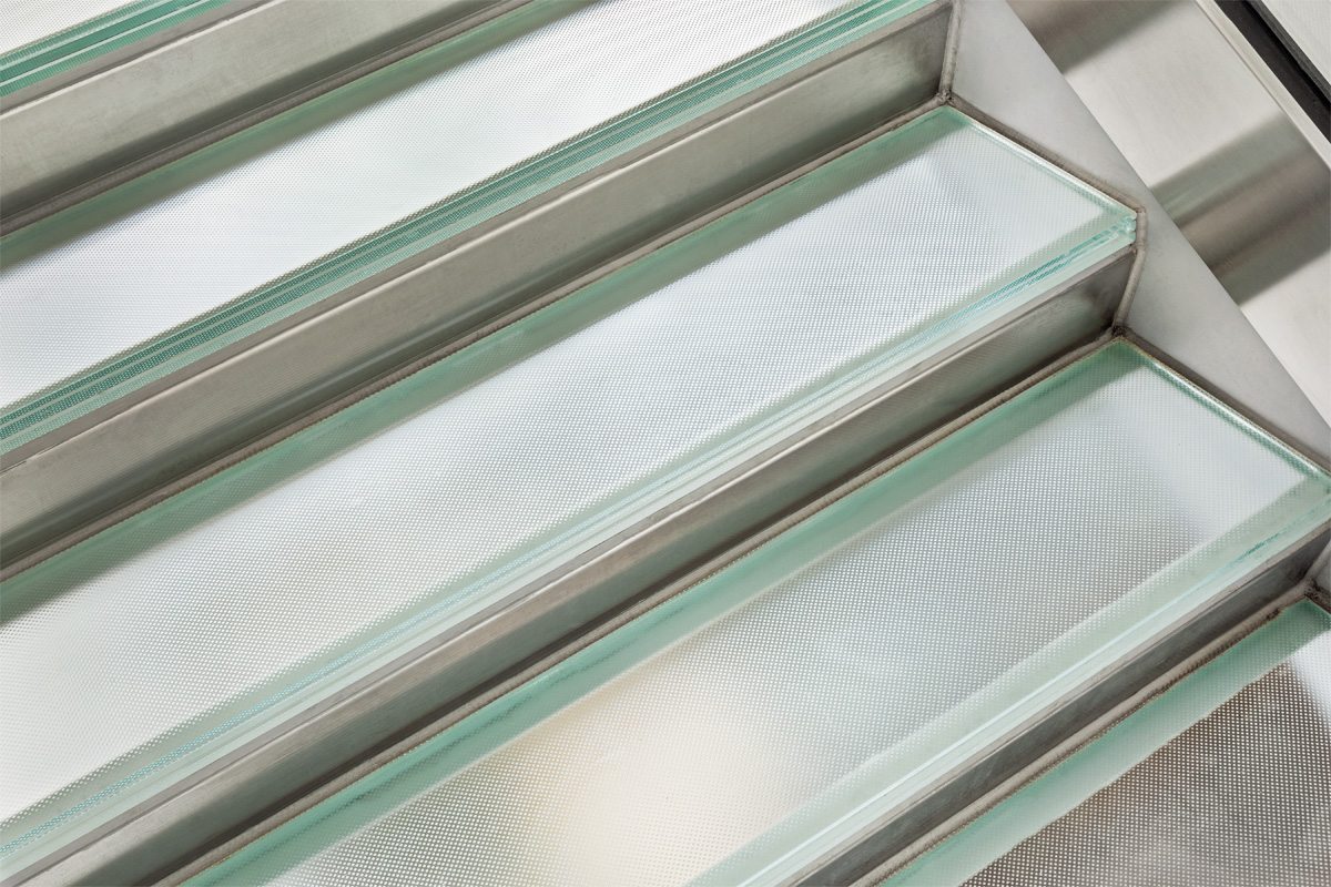 Transcendent Stair Treads Glass Application at University of Tennessee