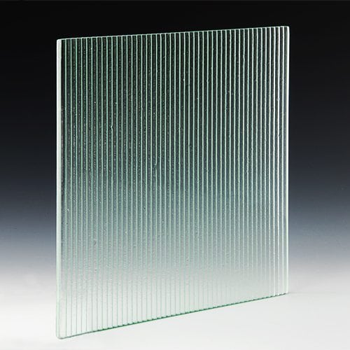 Linear Textured Glass Used For Dividers, Doors and Feature Walls