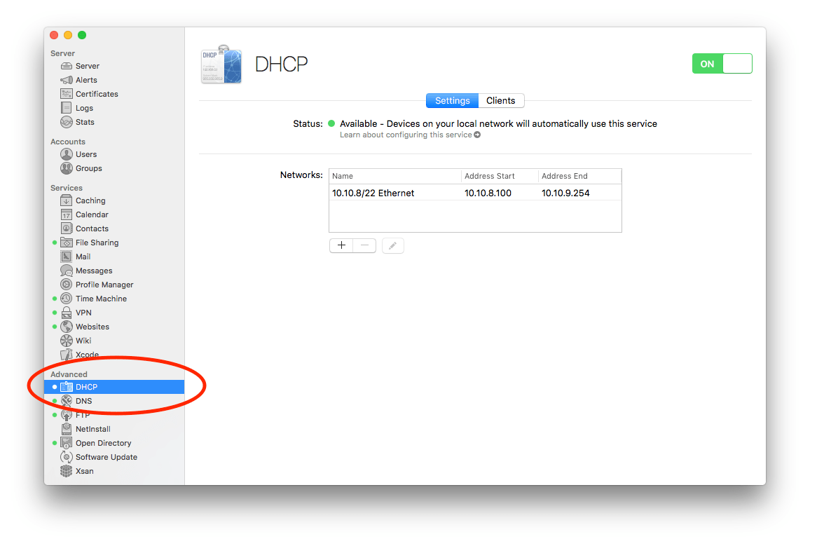 AppleDHCPsettings Next Project