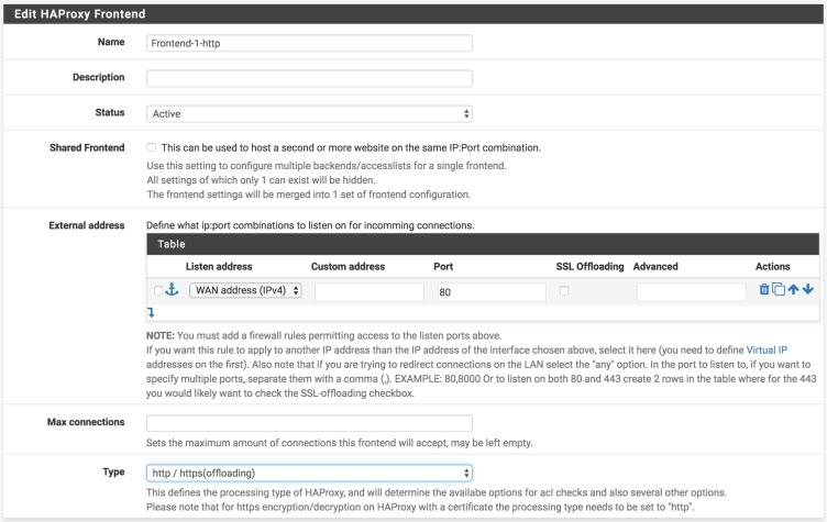 pfSense-HAProxy-Frontend-http