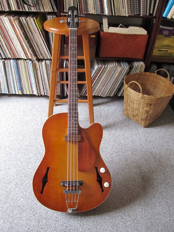 A Short Scale Hollow Body Bass Guitar nathanguitars