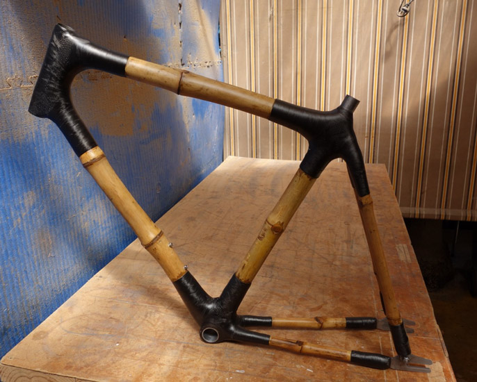 Jake's Bamboo Bike Frame Nathaniel Grey