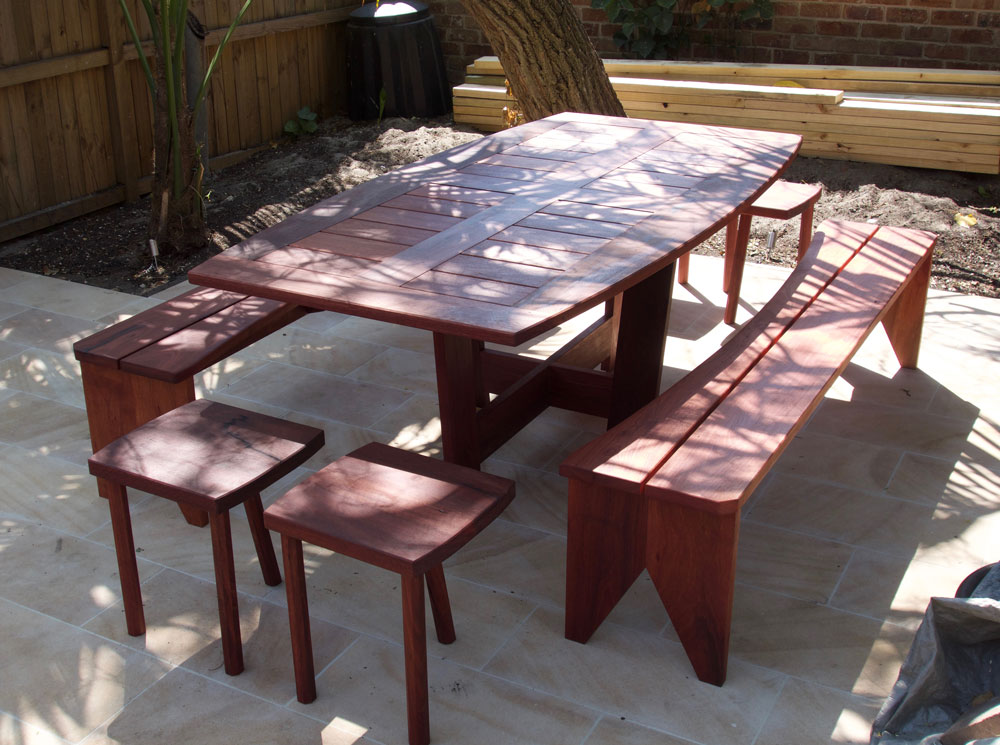 Rick's outdoor setting Nathaniel Grey