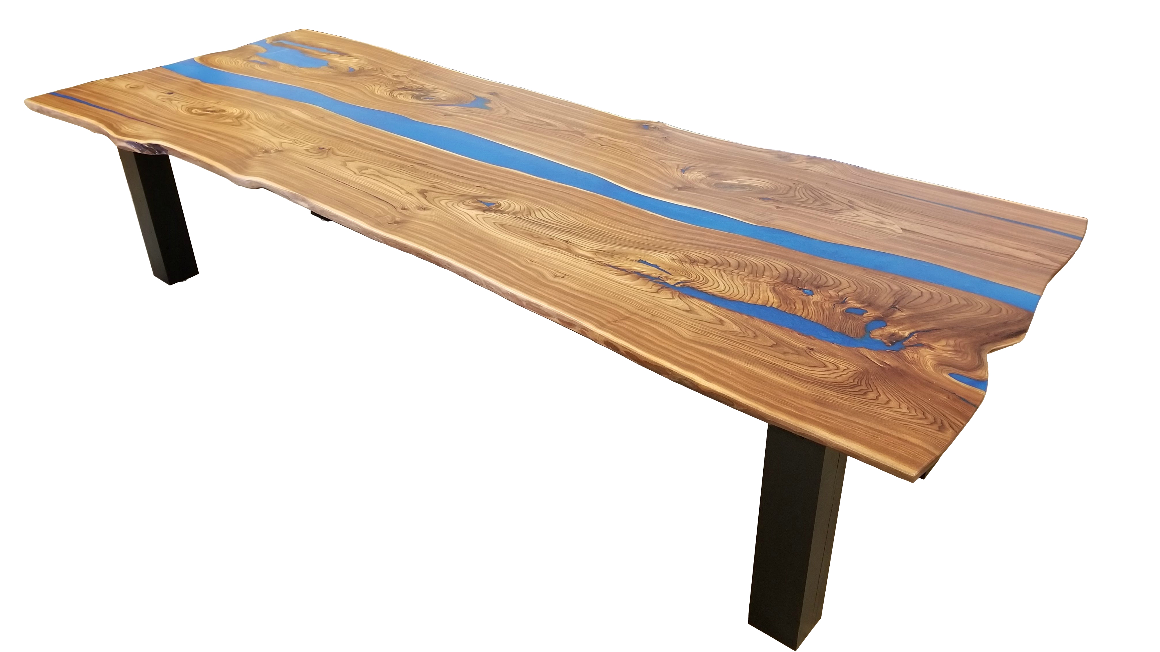 Live Edge River Table Nathan Kushner Industrial Craftsman