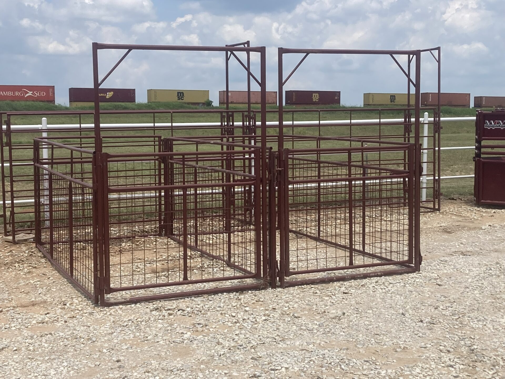 Two 5'x10' Heavyduty Goat/Sheep Pens National Ag Connections LLC