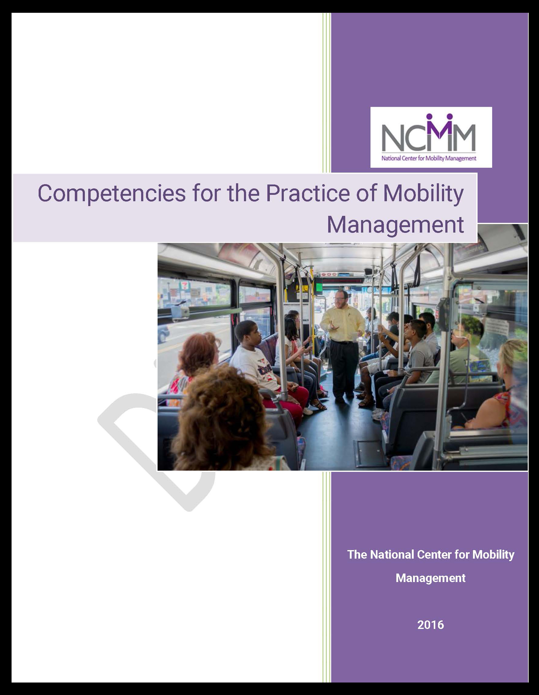 Mobility Manager Job Descriptions and Competencies National Center