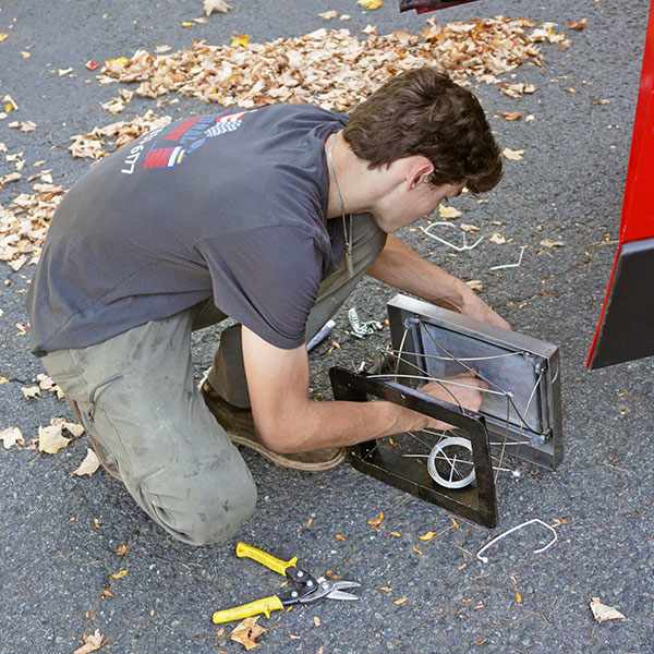 TopMount Chimney Damper Chimney Drafting Prevent Chimney Debris