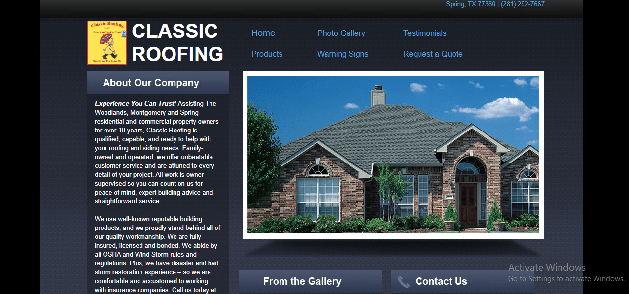 Classic Roofing National Domains, LLC