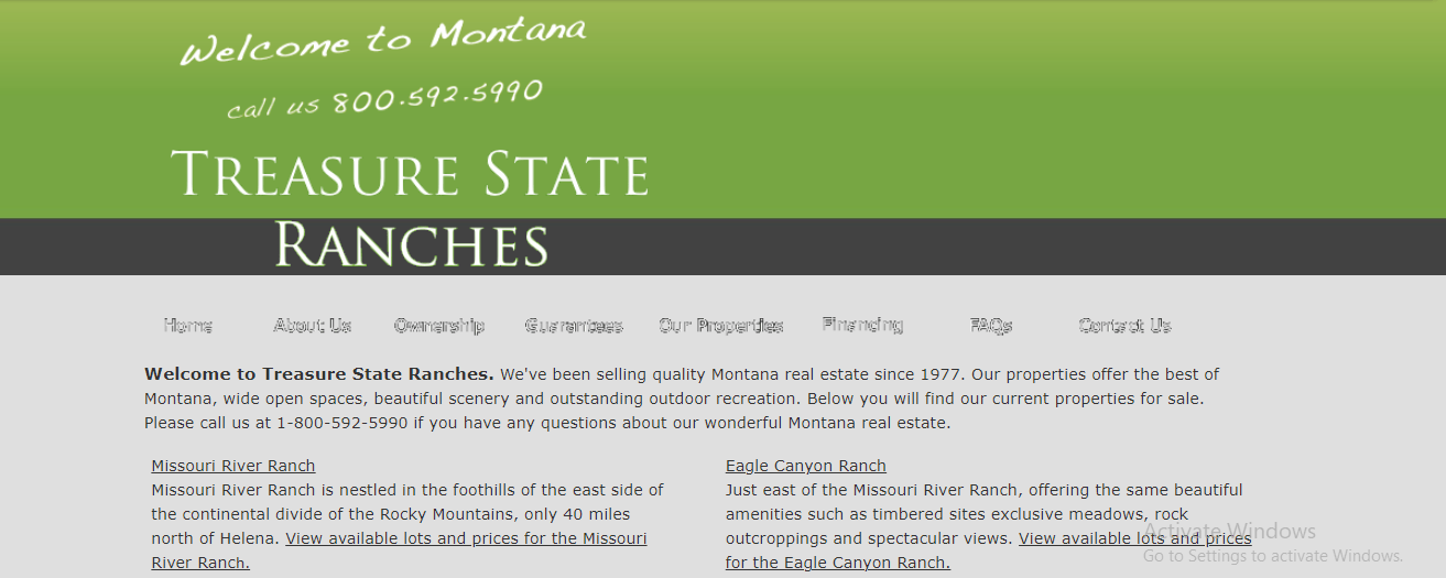 Treasure State Ranches