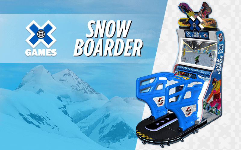 Raw Thrills X Games Snowboarder Arcade Unit — National Event Pros