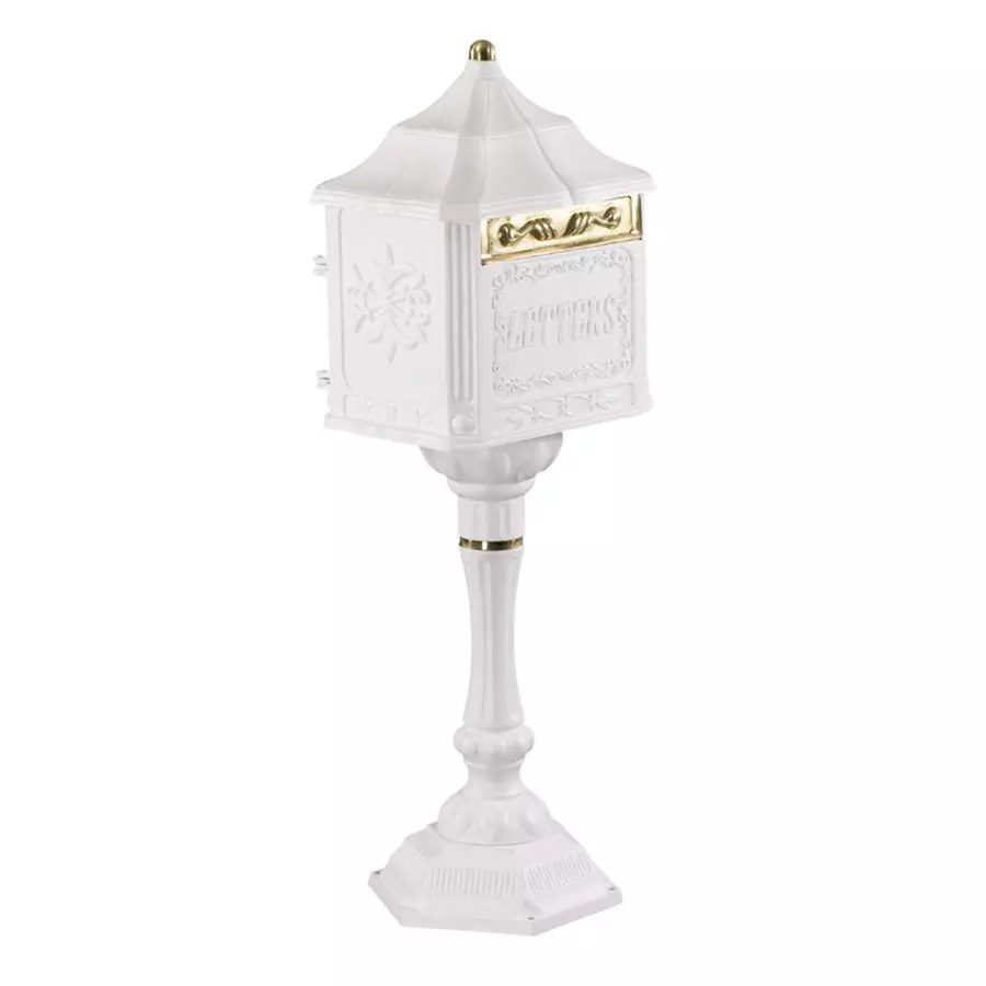 Colonial Decorative Pedestal Locking Mailbox (USPS Approved) HVM280