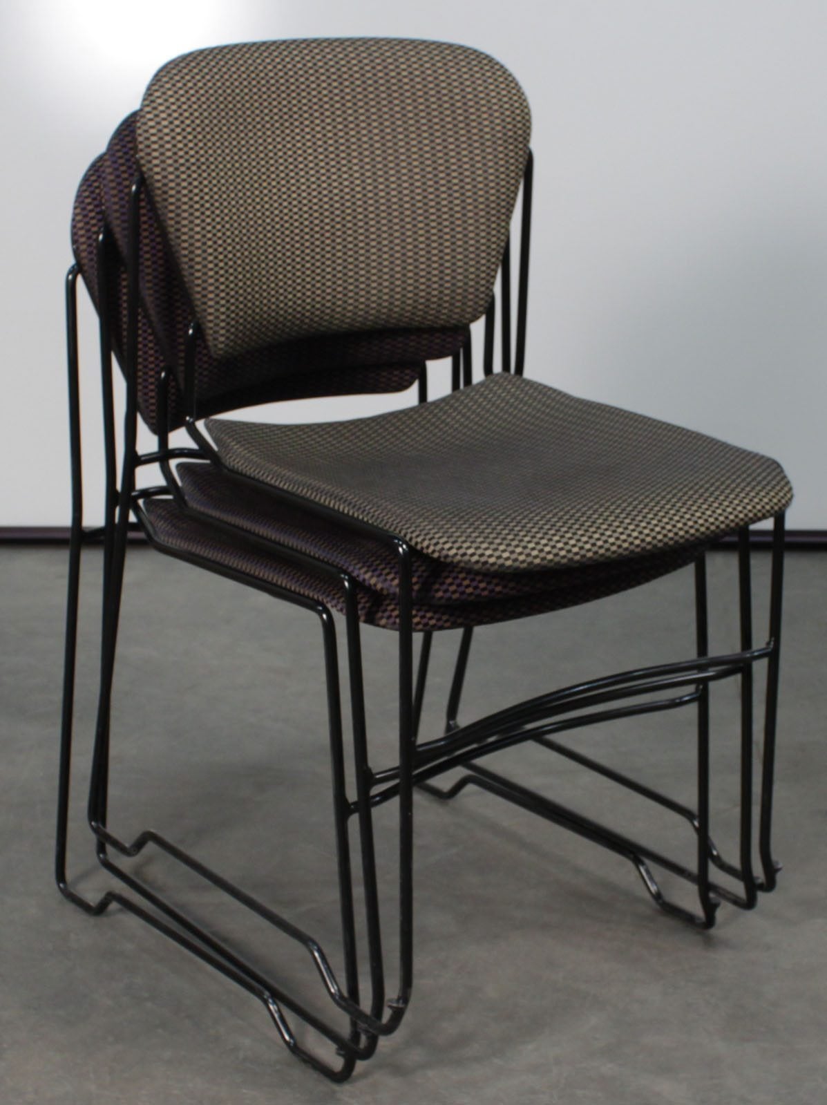 KI Perry Used Stack Chair, Patterned National Office Interiors and