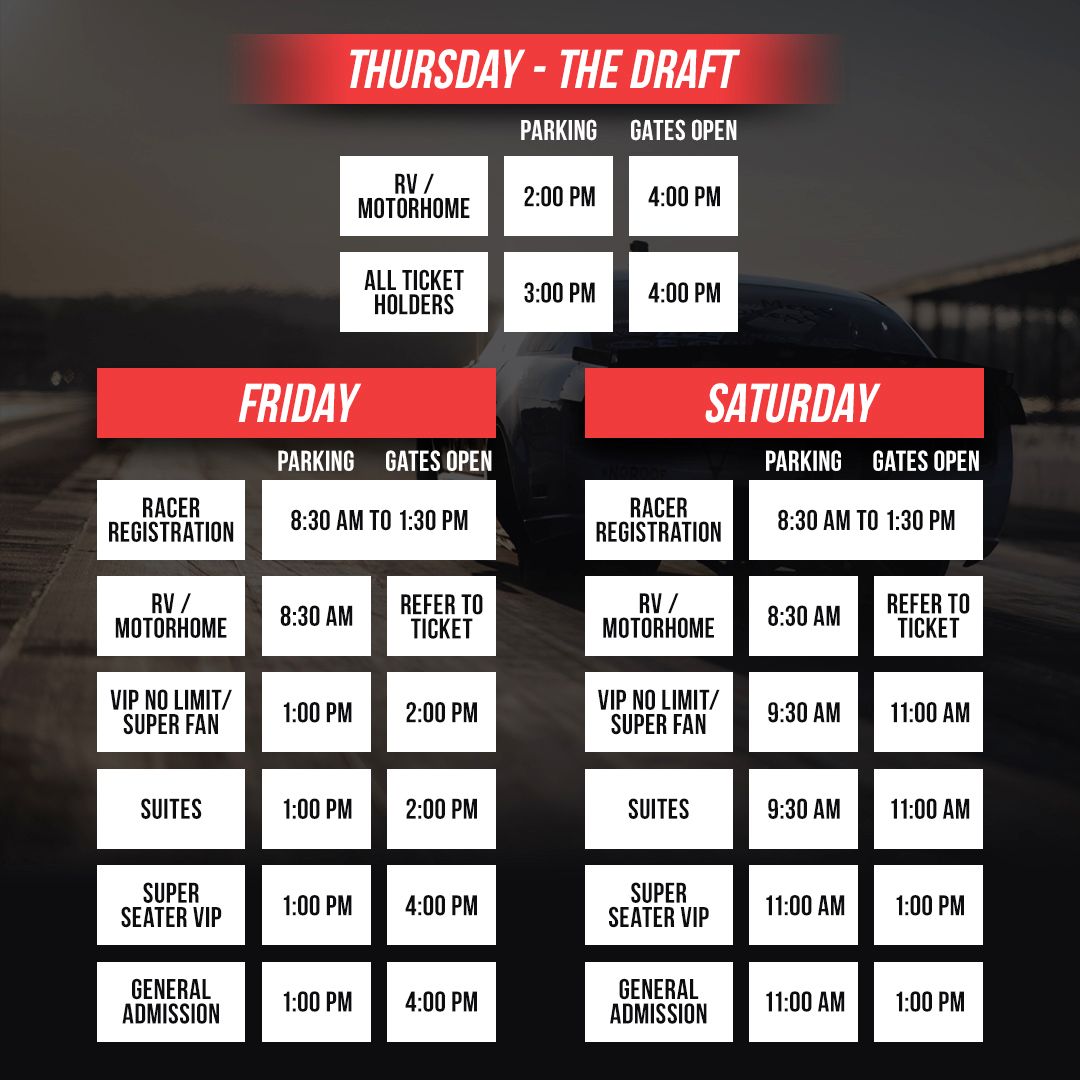 Street Outlaws Event Info National Trail Raceway