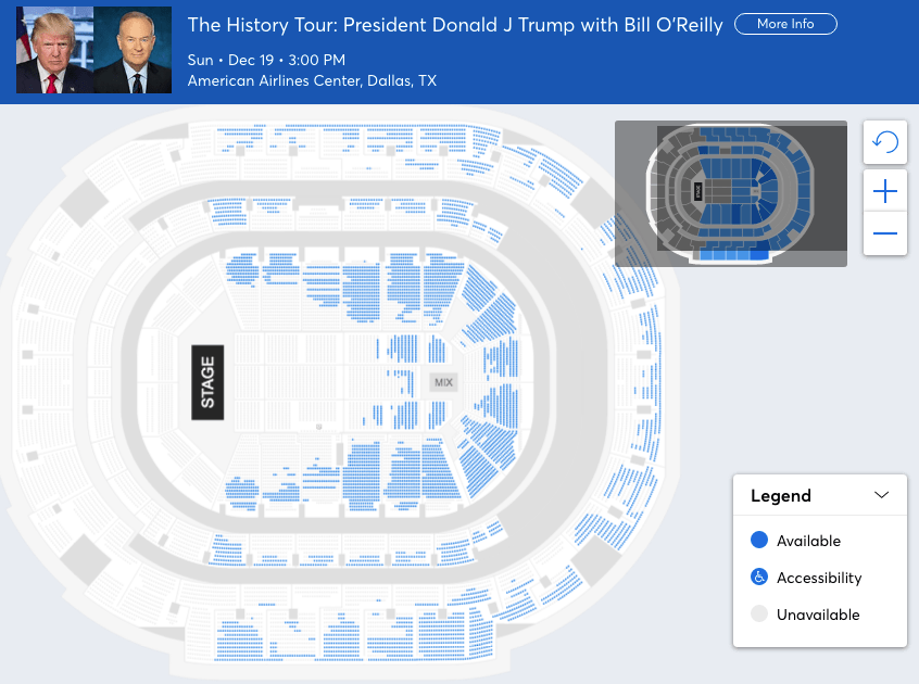 The TrumpO'Reilly Grievance Tour ticket sales underwhelming National