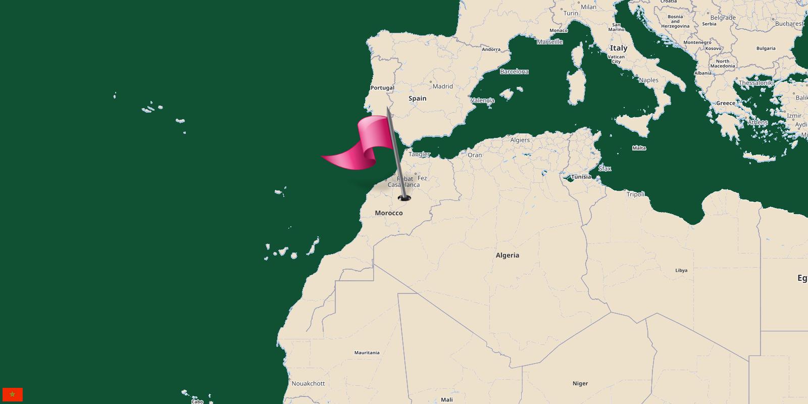 Morocco 🇲🇦 Time, Population, Lunar, GeoJSON, Dialing code