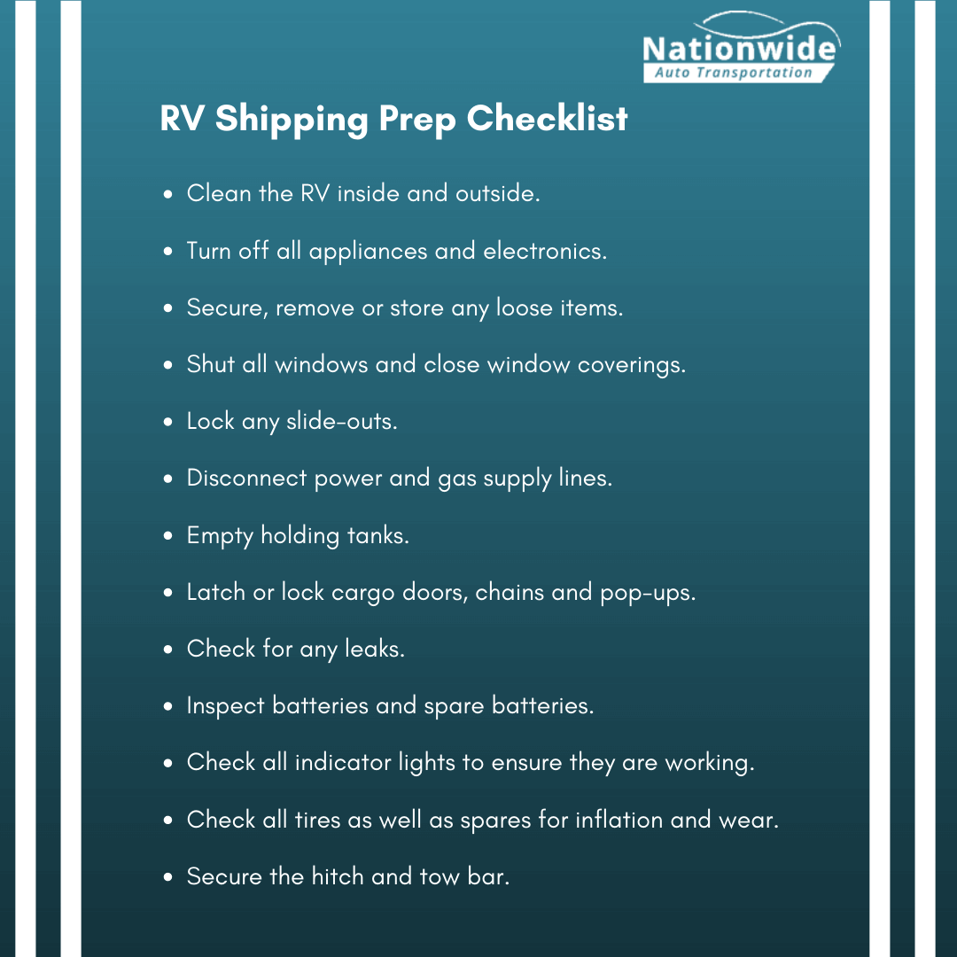 Recreational Vehicle Transport A Guide to Shipping Your RV