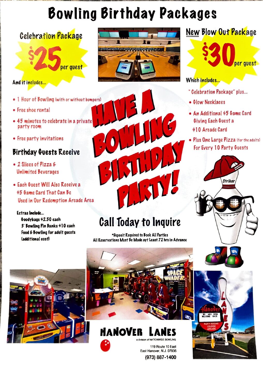 East Hanover, New Jersey Nationwide Bowling Centers