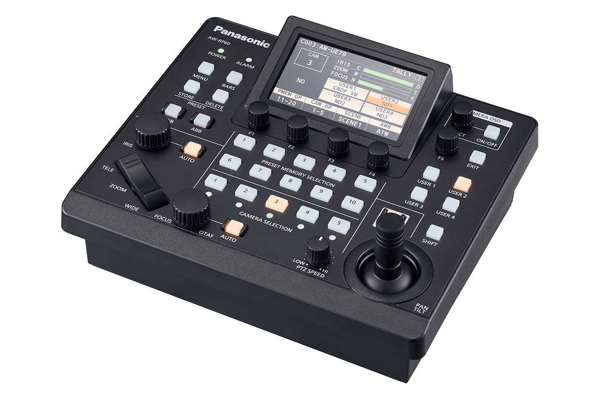 Panasonic AW-RP60 Compact Remote PTZ Camera Controller - Nationwide Video