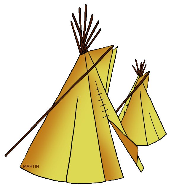 Homes Teepee, Tipi Native Americans in Olden Times for Kids