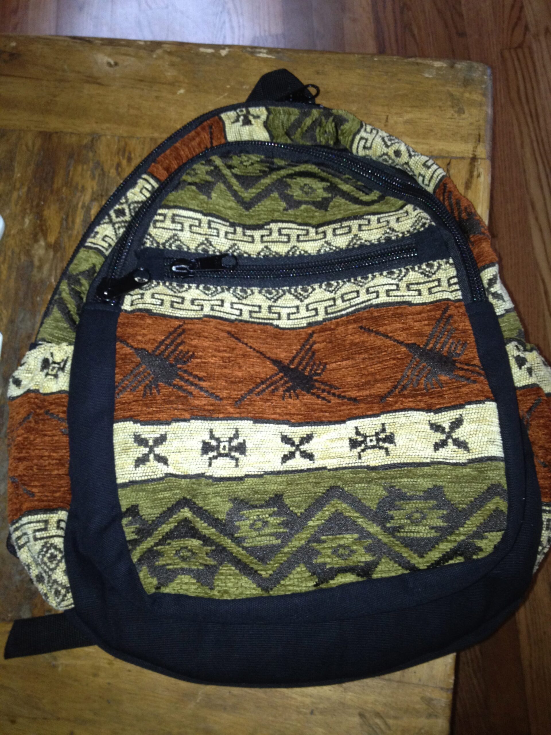 Back pack Ecuador Native American World