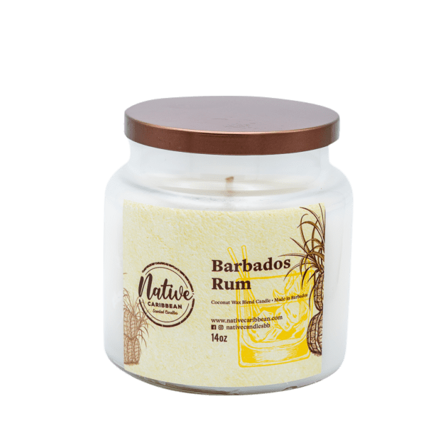 Barbados Rum Large Candle Native Caribbean