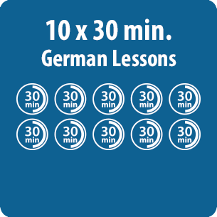 Online German lessons 10 x 30minute lessons