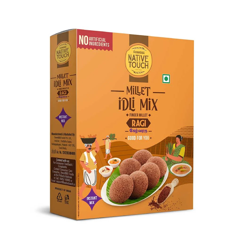 Millet Idli Mix Natural and Organic Millet Grain Native Touch