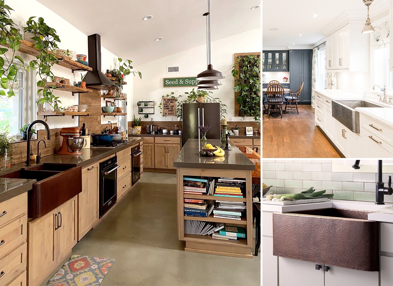 5 Kitchens Where Only a Copper Sink Would Do Native Trails