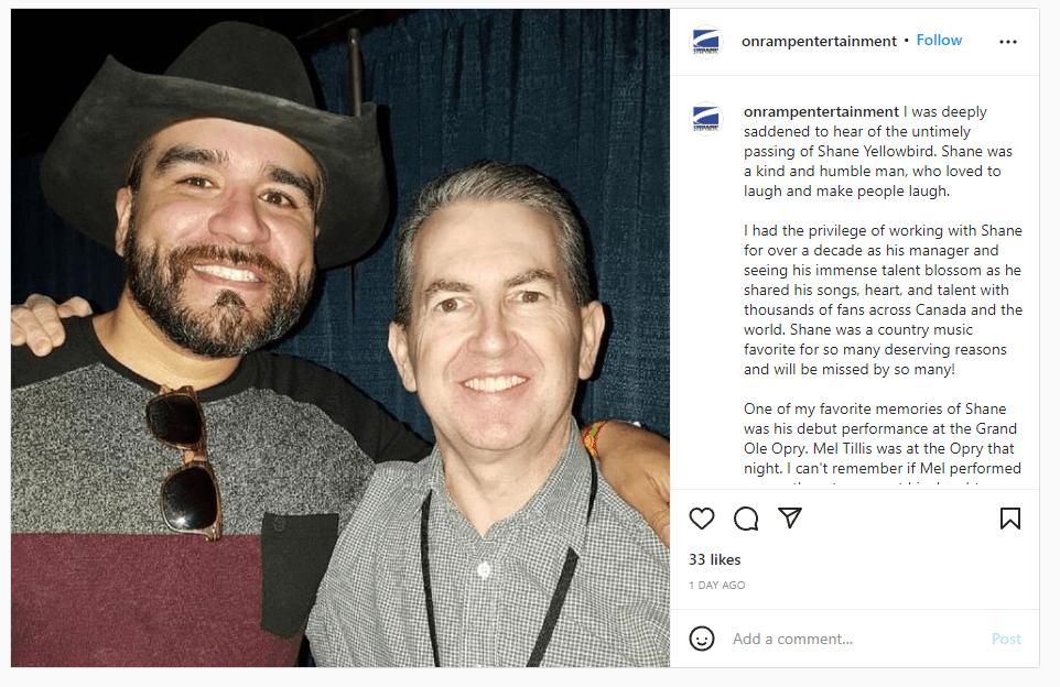 Cree country music singer Shane Yellowbird dies at 42 NATIVE VIEWPOINT