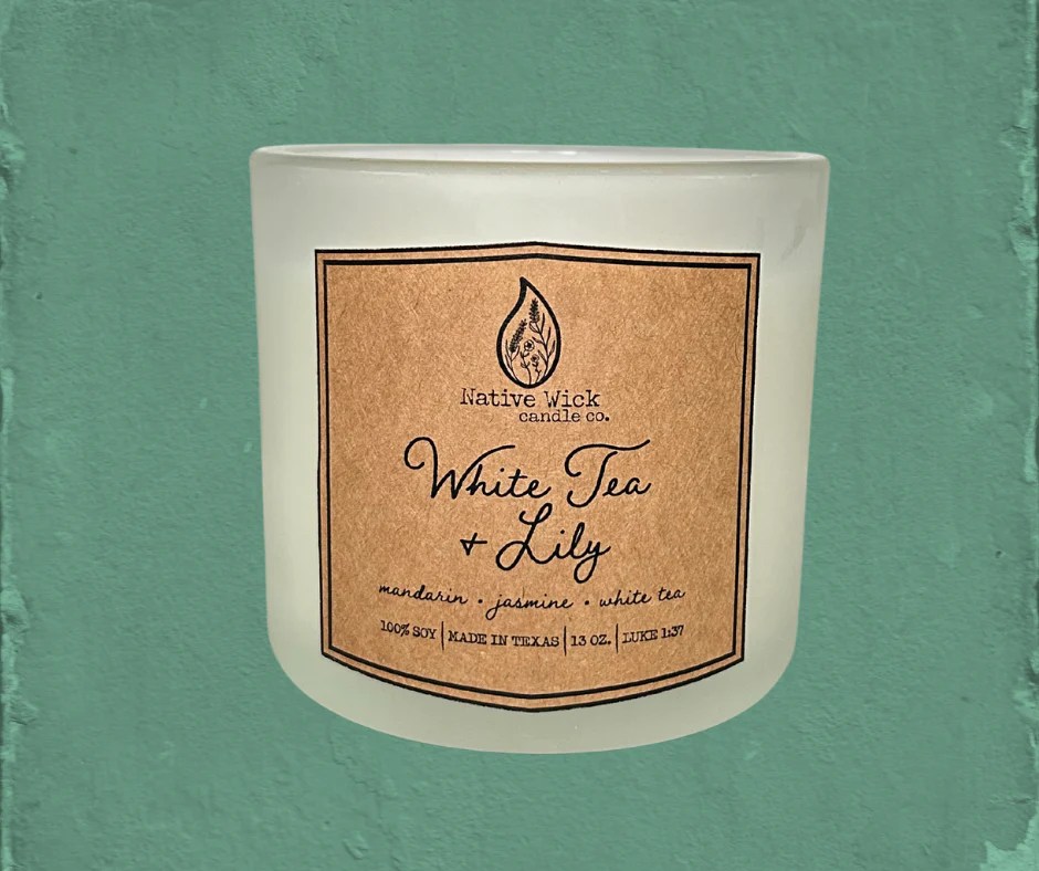 White Tea & Lily Native Wick Candle Co