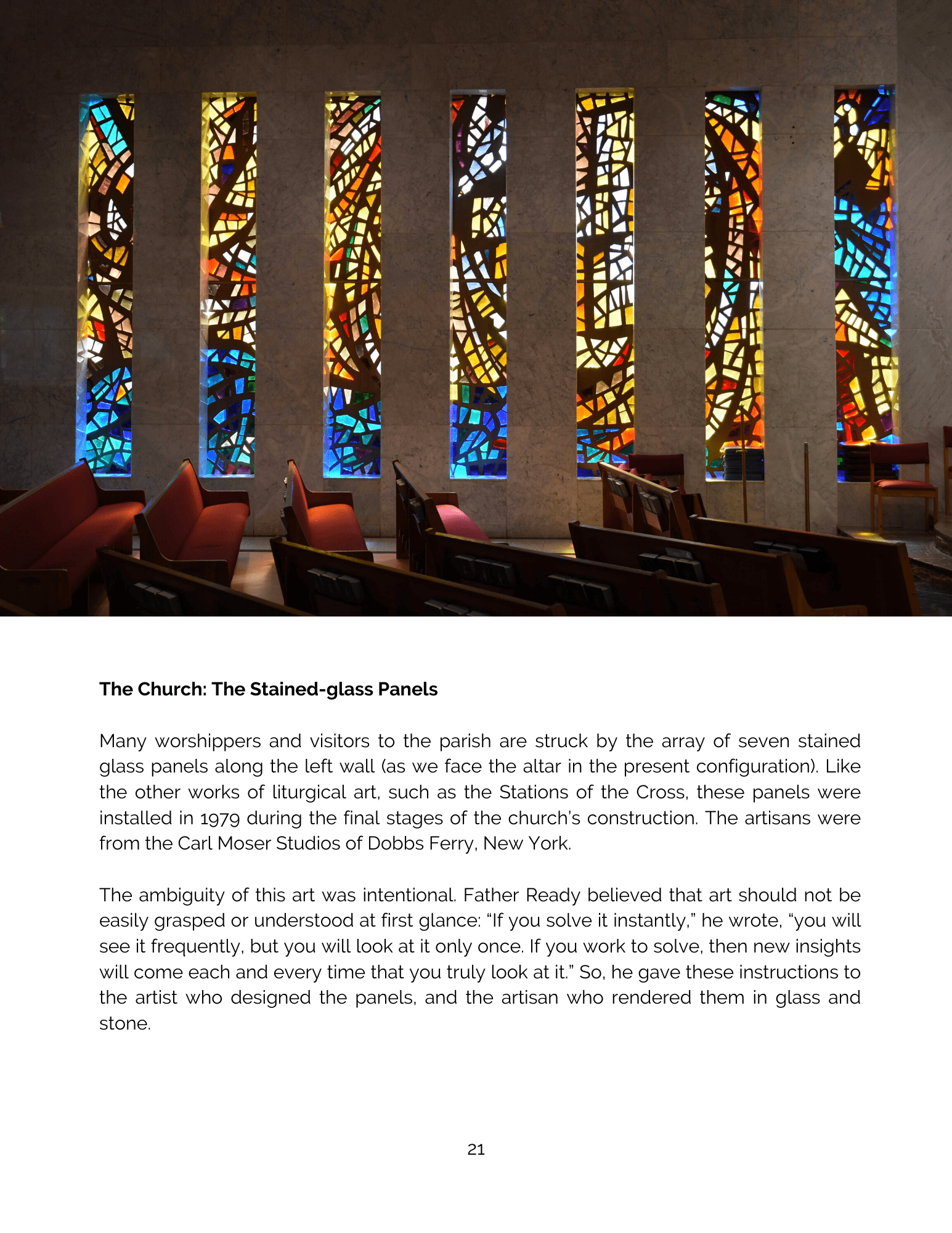 The Nativity History Book Nativity Catholic Church