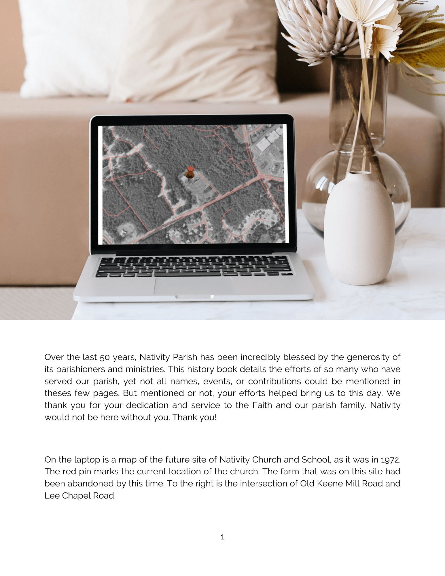 The Nativity History Book Nativity Catholic Church