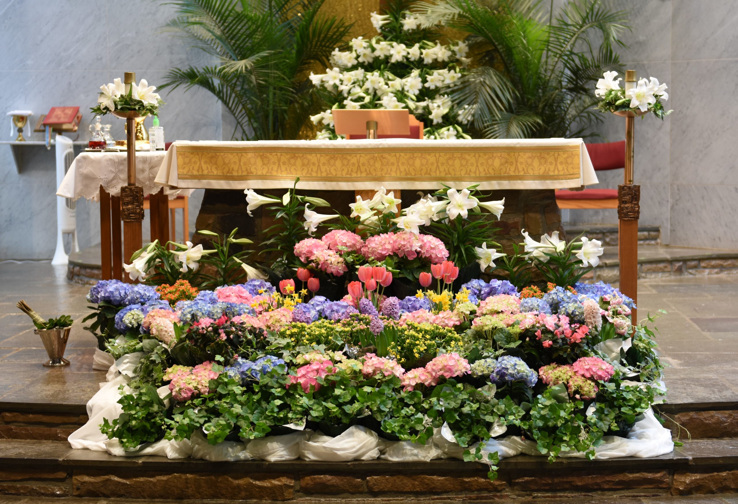 Easter Flowers Nativity Catholic Church