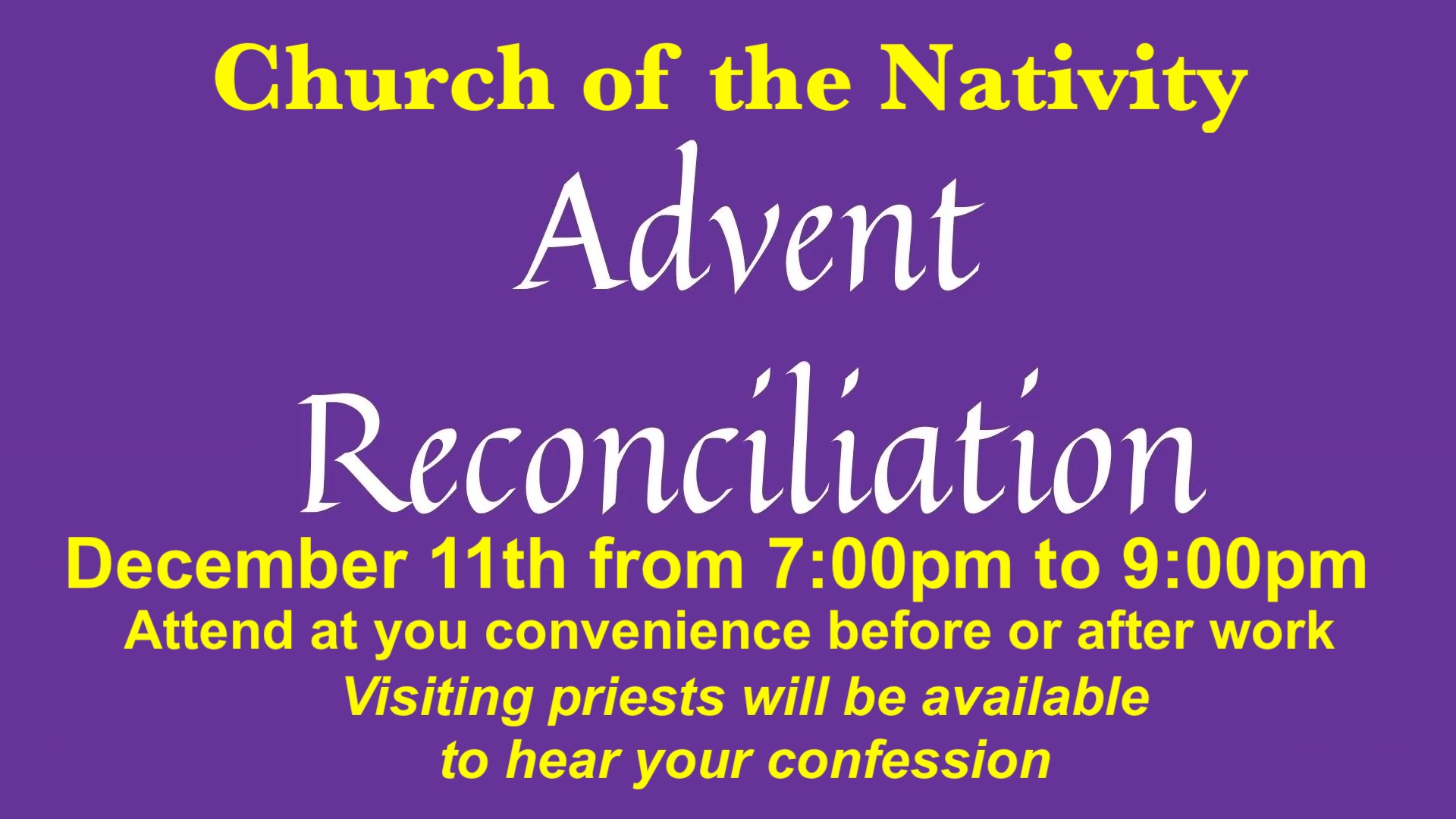 Church of the Nativity 315 Prospect Street Midland Park, NJ 07432