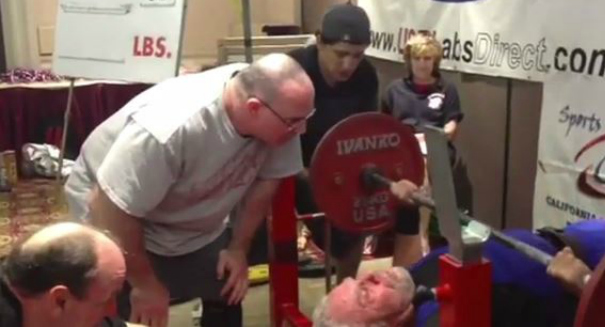 91yearold man breaks world benchpress record