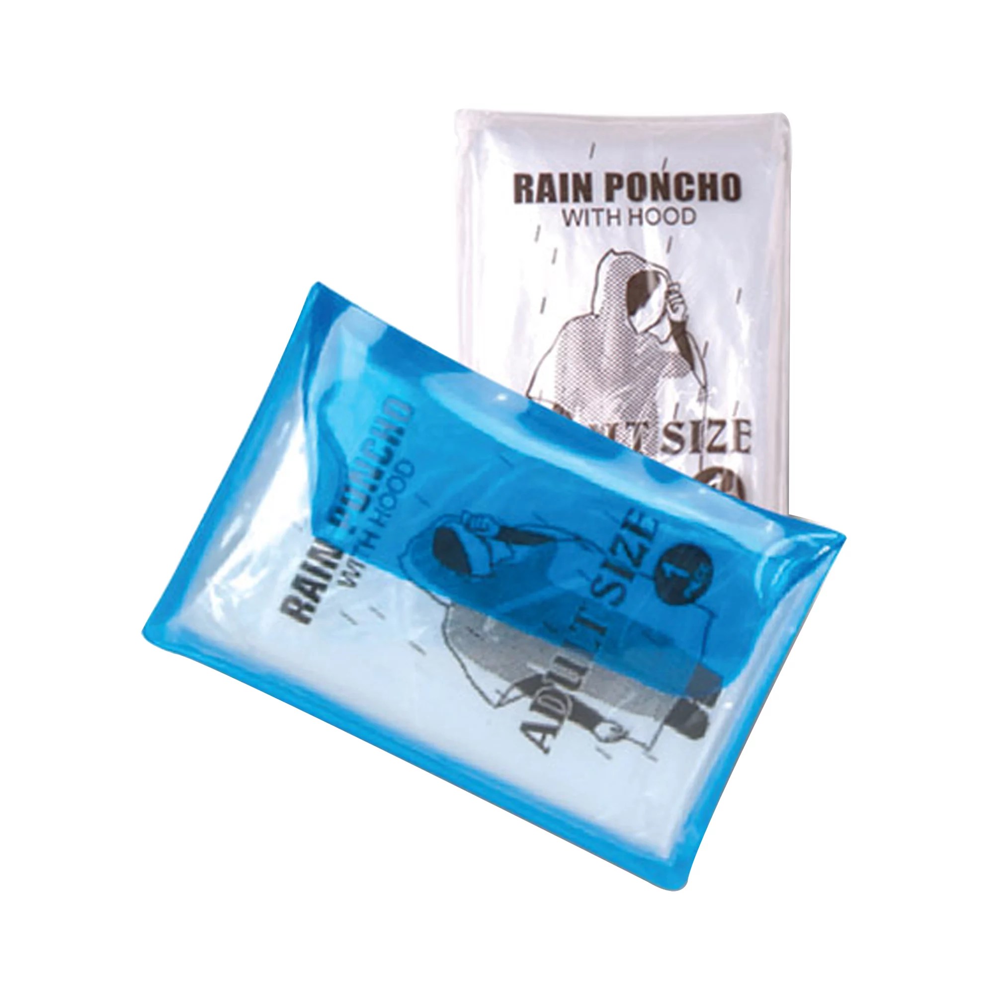 Promotional Rain Poncho In Vinyl Case Perfect Pen