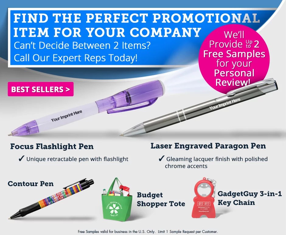 2 Free Samples of Top Promotional Products National Pen