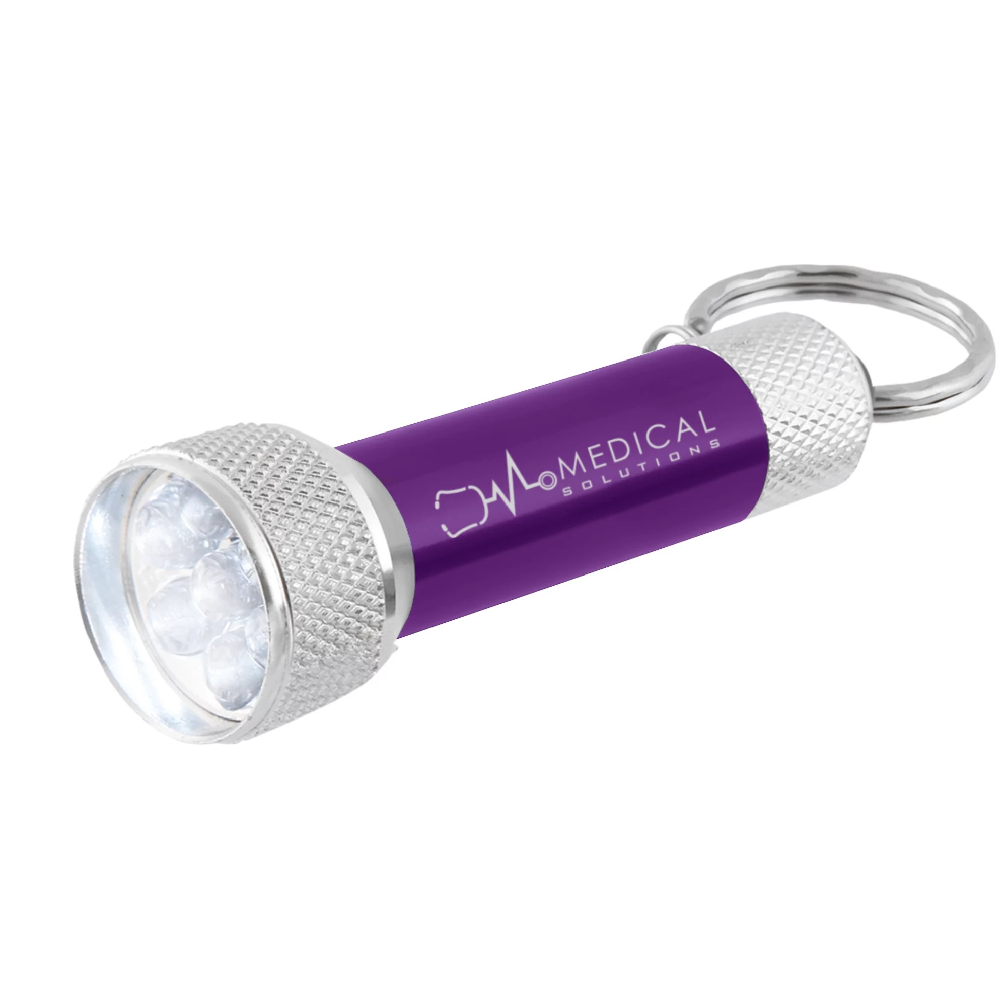 Promotional 7 LED Flashlight Keychain National Pen
