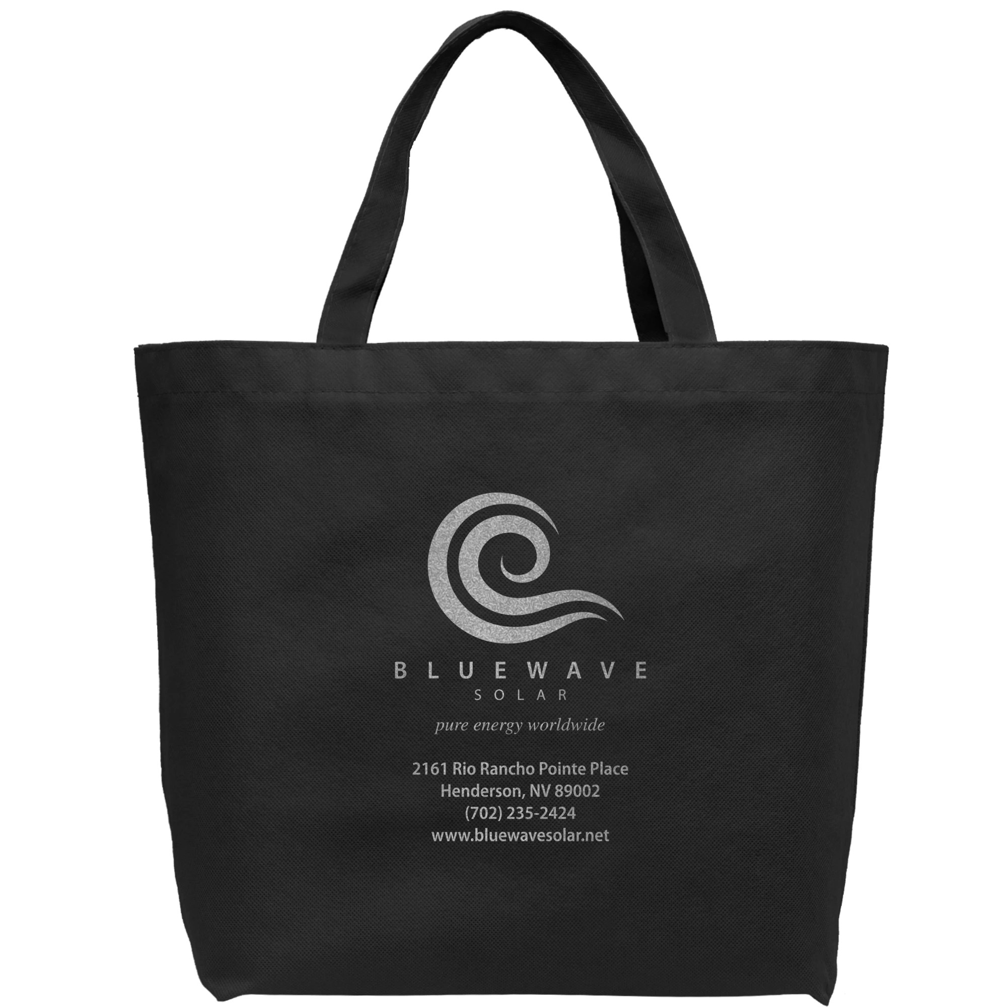 Promotional Budget Shopper Tote with Metallic Imprint Perfect Pen