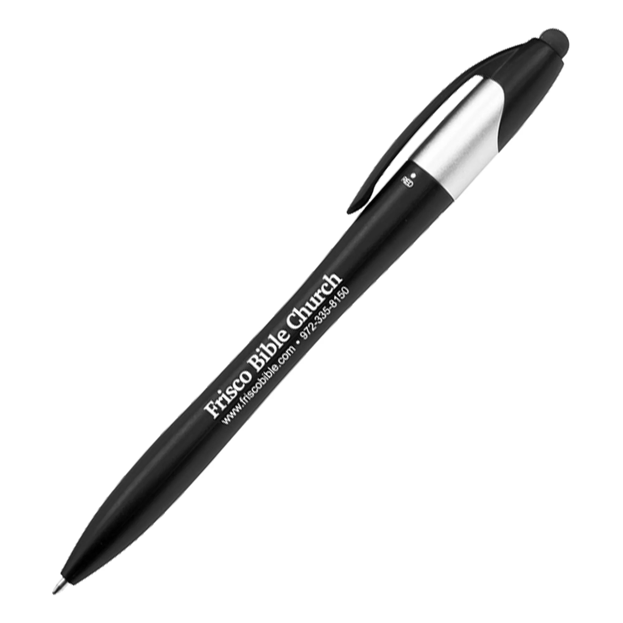 Promotional Metallic Tia MultiInk Twist Pen with Stylus Top National Pen