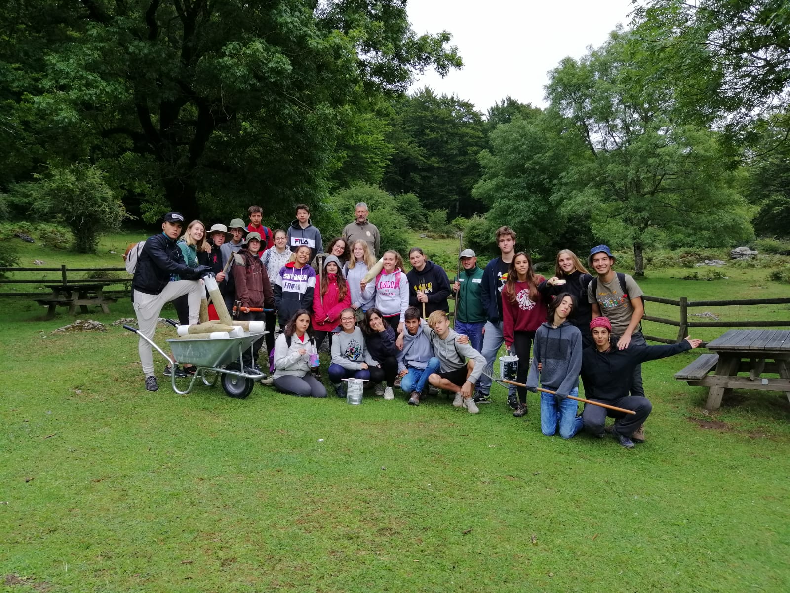 Campo de trabajo P. N. Urbasa y Andia INDJ Nattura servicios en la